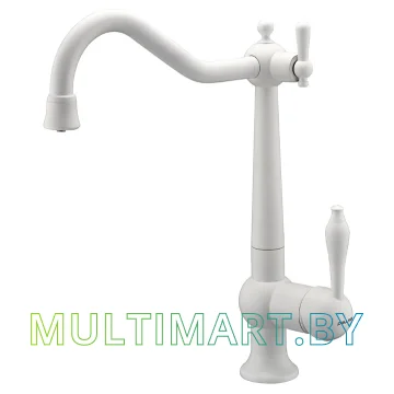 Смеситель Paulmark Retro Re213226-431 (белый матовый)